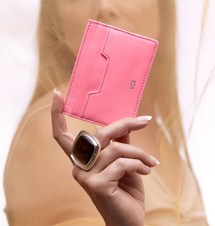 Card Plånbok Neon Rosa