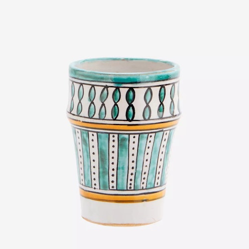 Hand painted Stoneware Cup