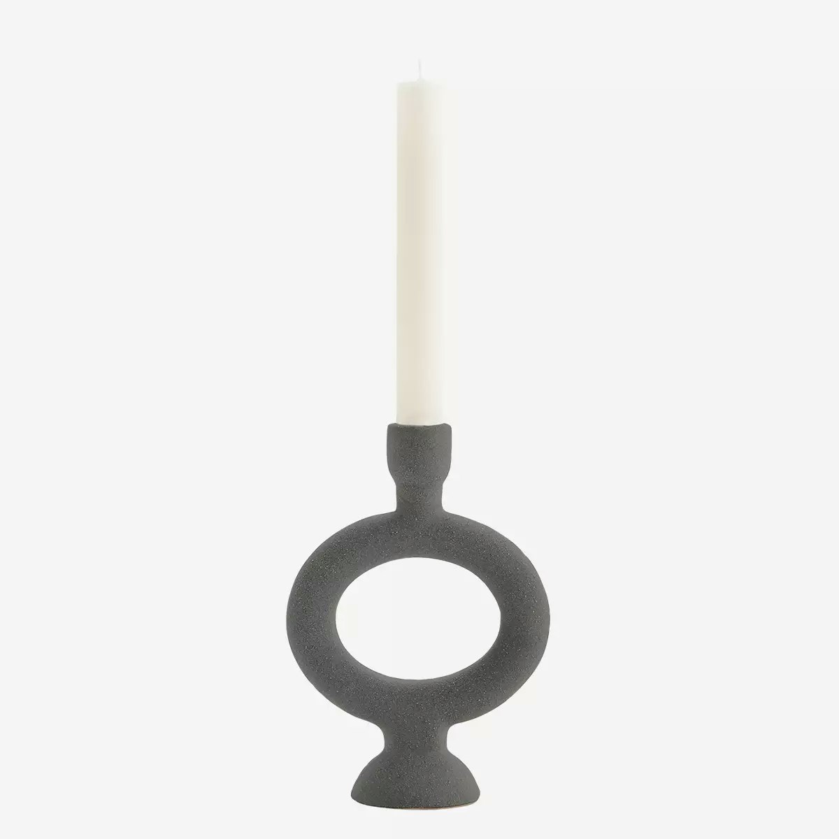 Stoneware Candle Holder