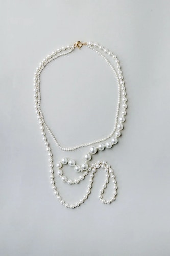 PEARL NECKLACE LONG 2 ROW