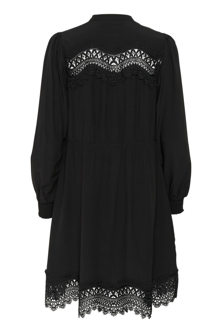 CUPEIA TIFFANY DRESS SVART