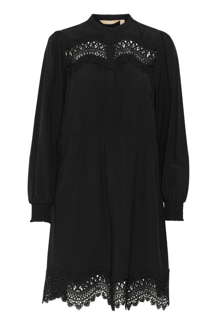 CUPEIA TIFFANY DRESS SVART