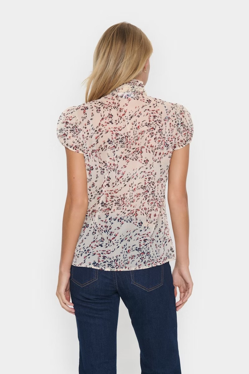 LILJASZ CRINKLE SHIRT WINDSVEPT LEAVS