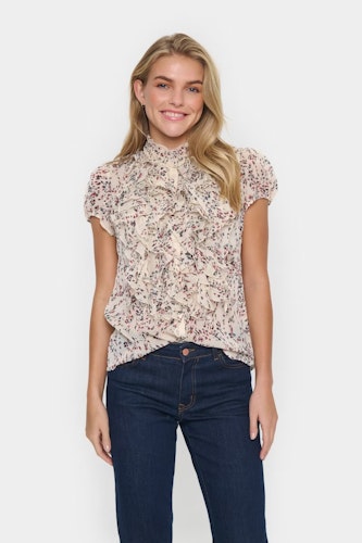 LILJASZ CRINKLE SHIRT WINDSVEPT LEAVS