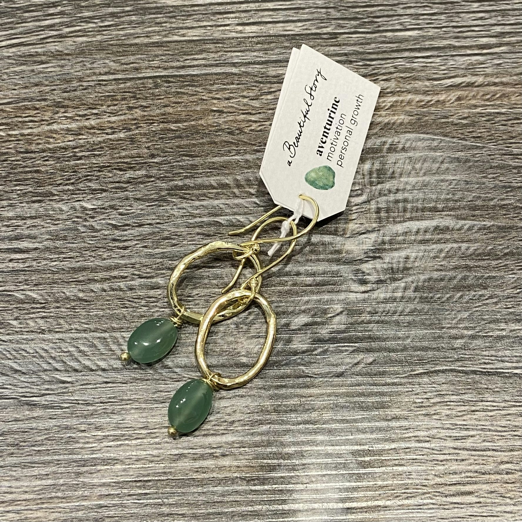 GRACEFUL EARRINGS AVENTURINE