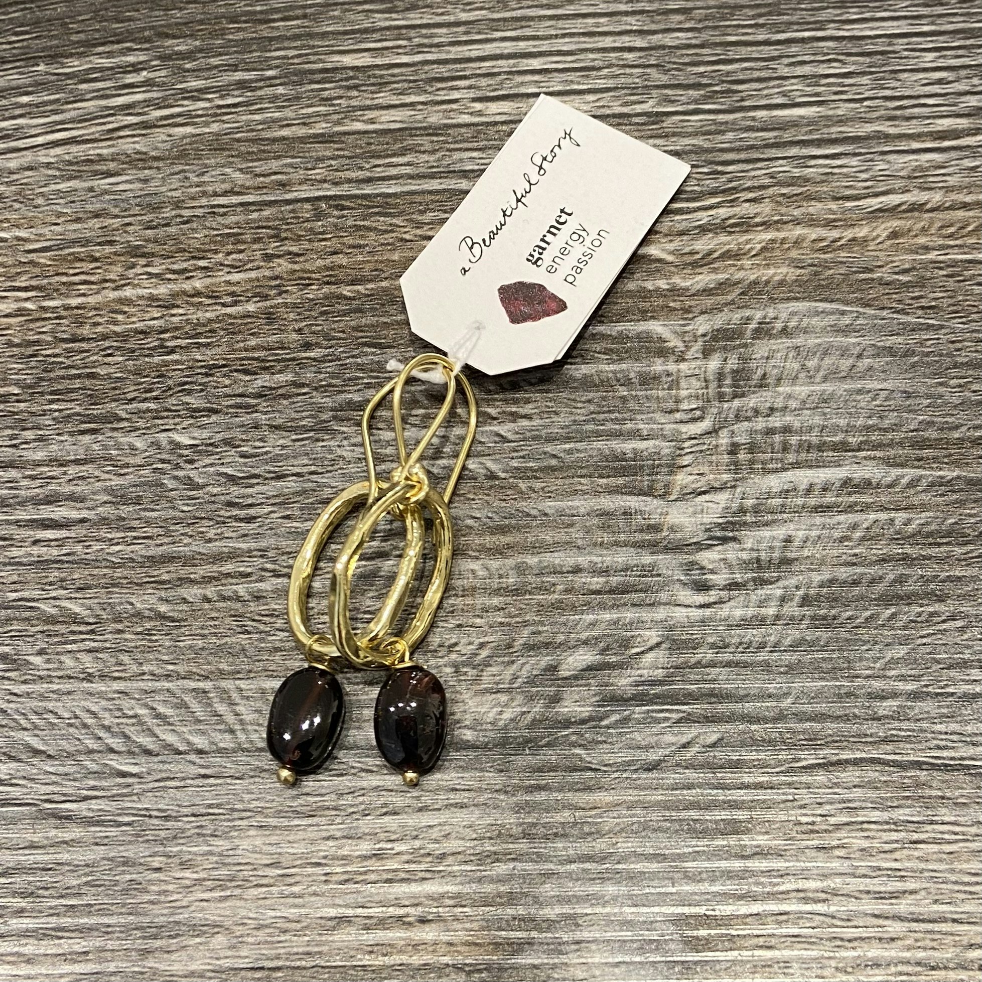 GRACEFUL EARRINGS GRANAT