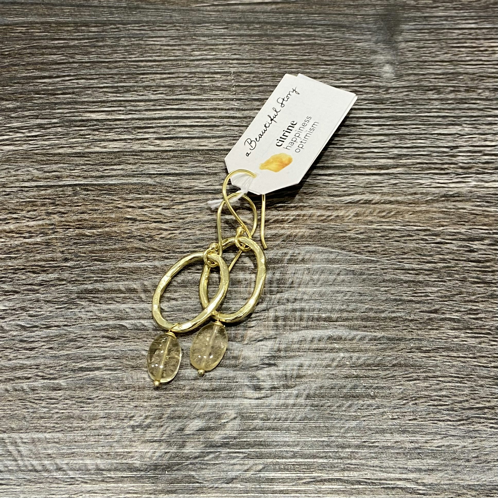 GRACEFUL EARRINGS CITRINE
