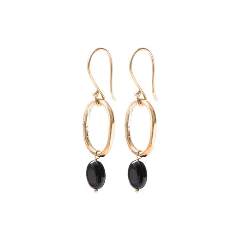GRACEFUL EARRINGS BLACK ONYX