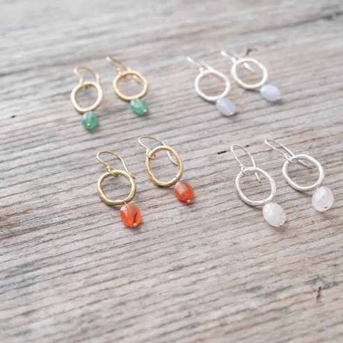 GRACEFUL EARRINGS AVENTURINE