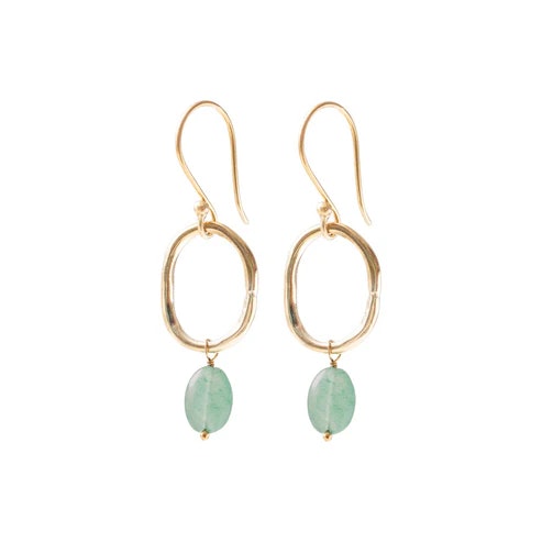 GRACEFUL EARRINGS AVENTURINE