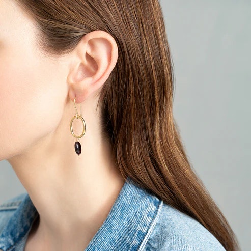 GRACEFUL EARRINGS GRANAT