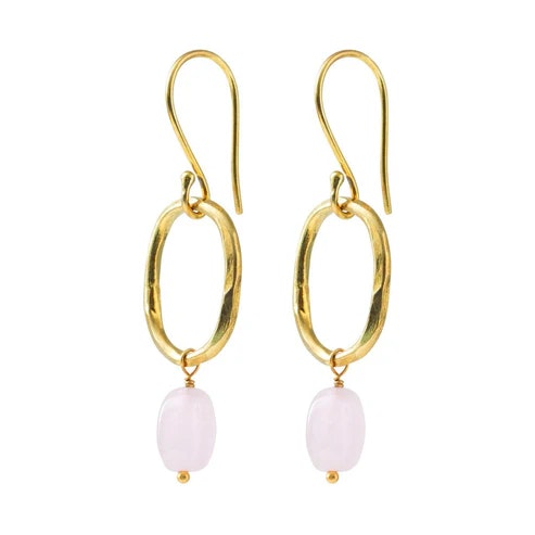 GRACEFUL EARRINGS ROSENKVARTS