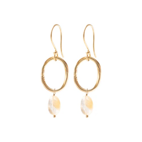 GRACEFUL EARRINGS CITRINE