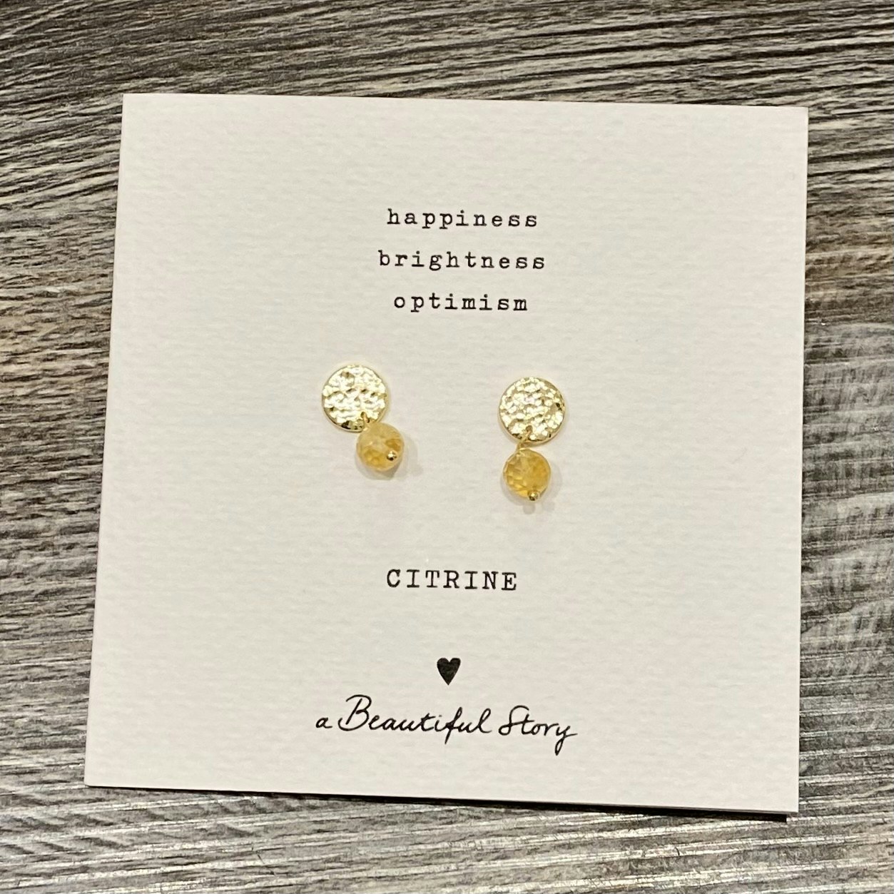 MINI COIN CITRINE