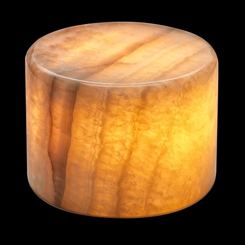 MARBLE L BEIGE POLISHED ÄKTA MARMOR BORDSLJUS