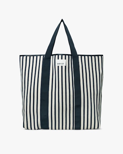 LARGE STRIPED BEACH/SHOPPINGVÄSKA