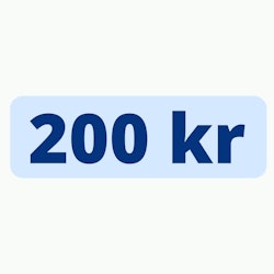 Donera 200 kr