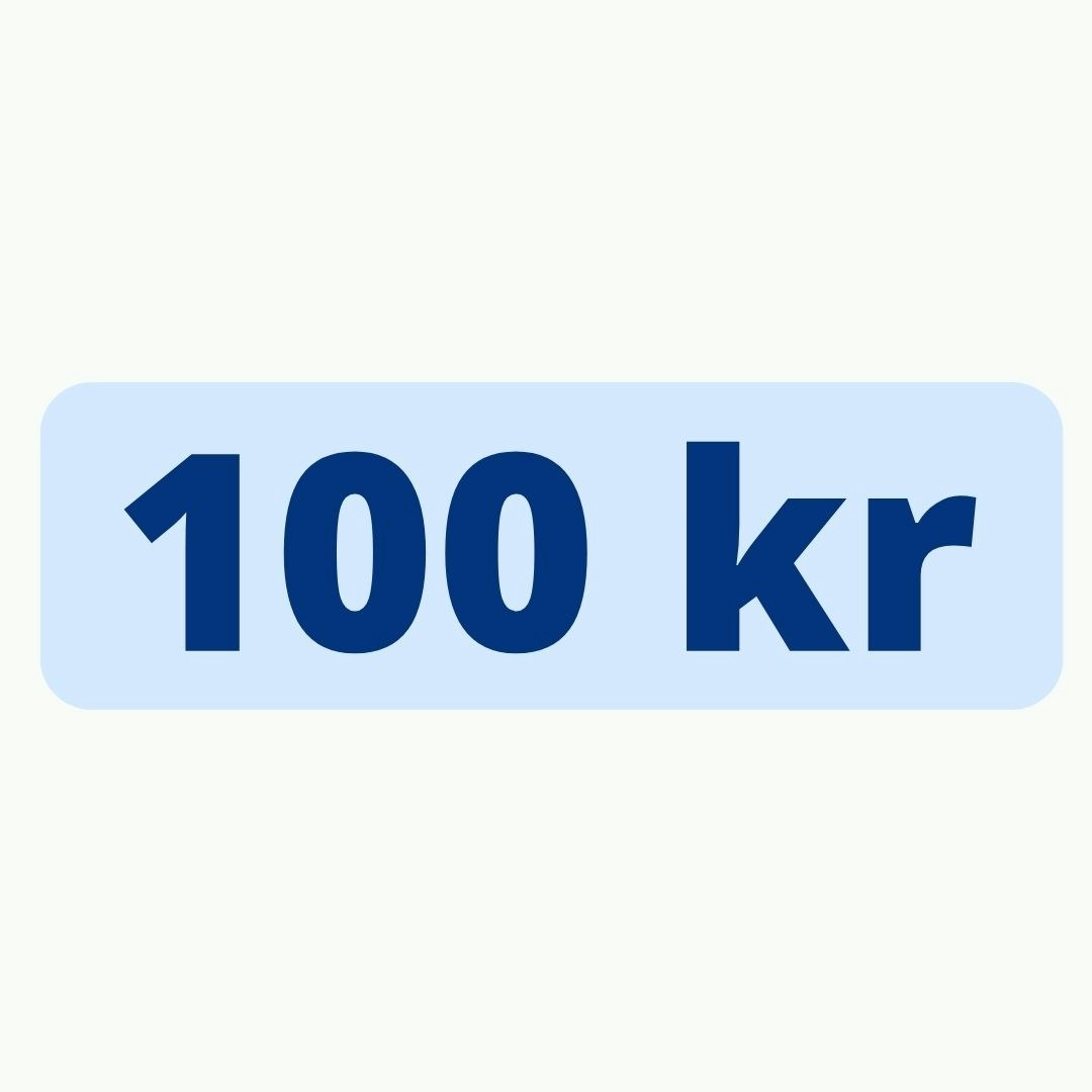 Donera 100 kr