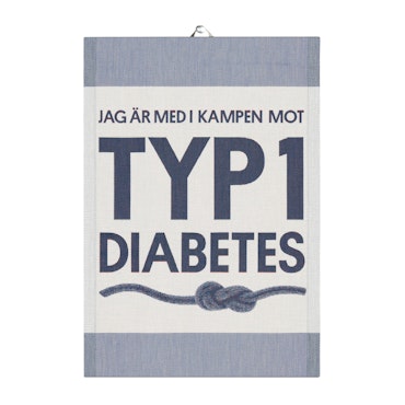 Kökshandduk typ 1-diabetes