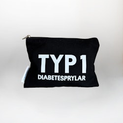 Typ 1-diabetesprylar svart