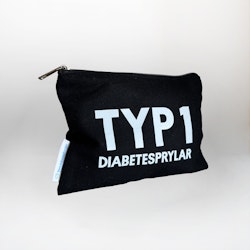 Typ 1-diabetesprylar svart