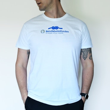 Barndiabetesfondens vita T-shirts Unisex