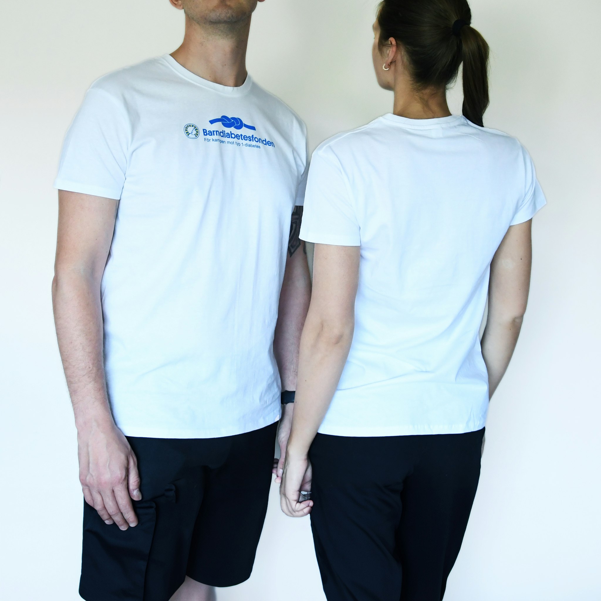 Barndiabetesfondens vita T-shirts Unisex