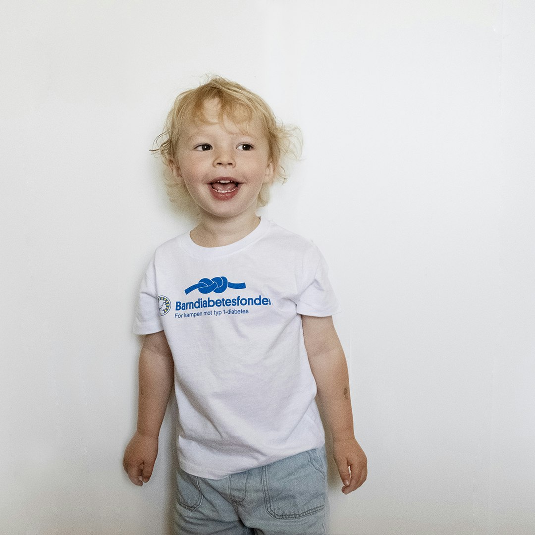 Barndiabetesfondens vita T-shirts Unisex
