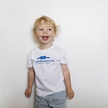 Barndiabetesfondens vita T-shirts Unisex