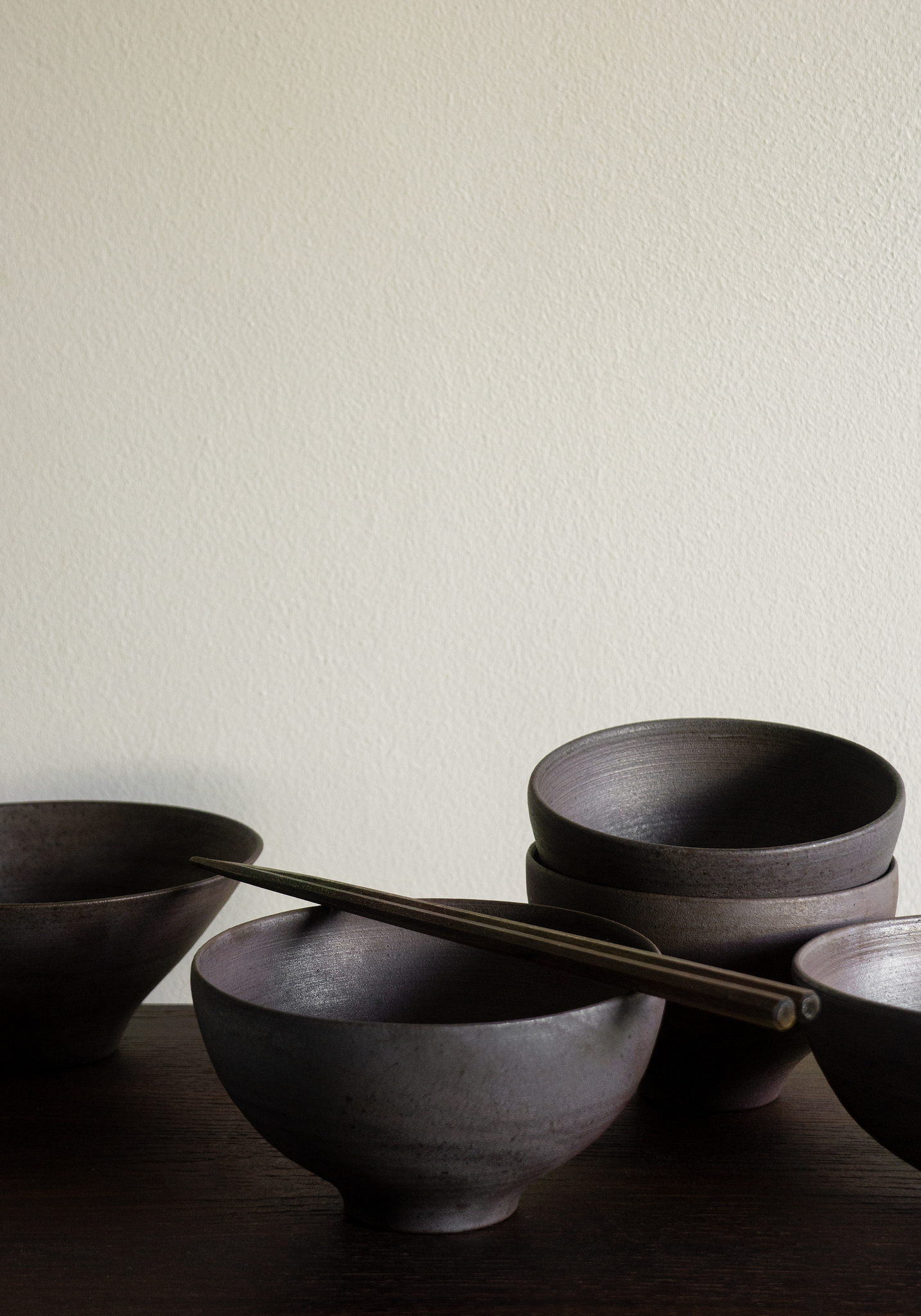 Bowl dark stoneware
