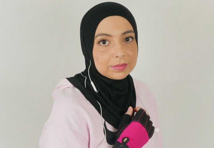 SPORT HIJAB - svart