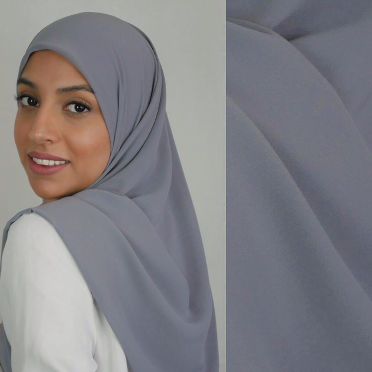 Kvadratisk Hijab- Chiffong 140x140cm