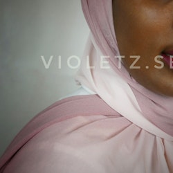 Instant Chiffong hijab med undersjal - ombré Roz