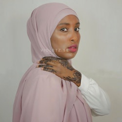 Instant Chiffong hijab med undersjal - camio