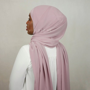 Instant Chiffong hijab med undersjal - camio