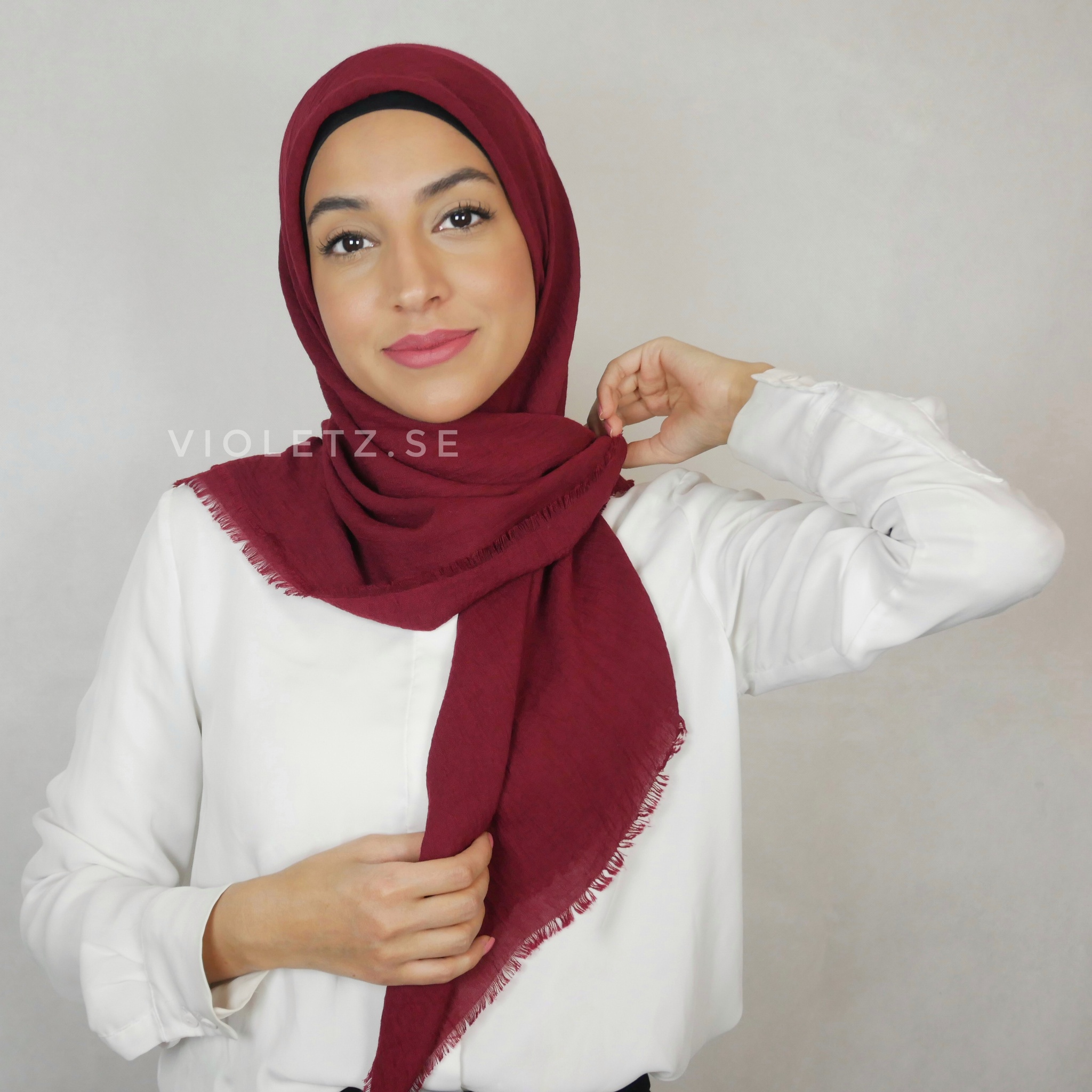Jazz kvadratisk Hijab - Viskos 105x105cm -  TIDIGARE PRIS 160 SEK