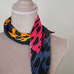 MINI SCARF I SIDEN - multicolor