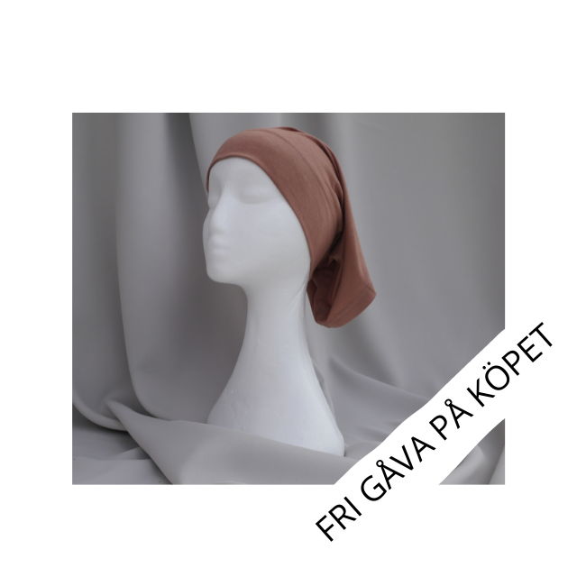 ROYA HIJAB - Premium chiffong med krok: bone