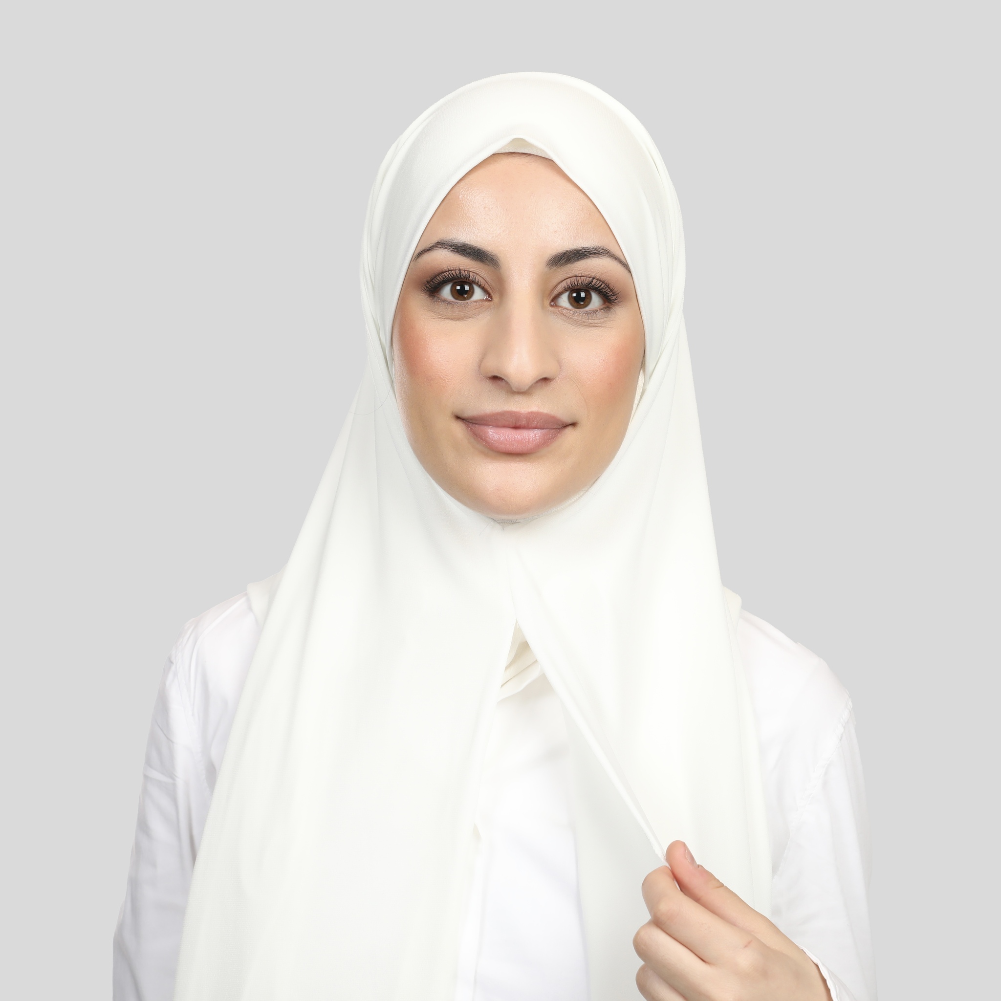Kristal - Instant hijab med band - diamond