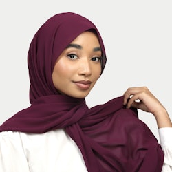 Tiara- hijab med insydd undersjal - violetz