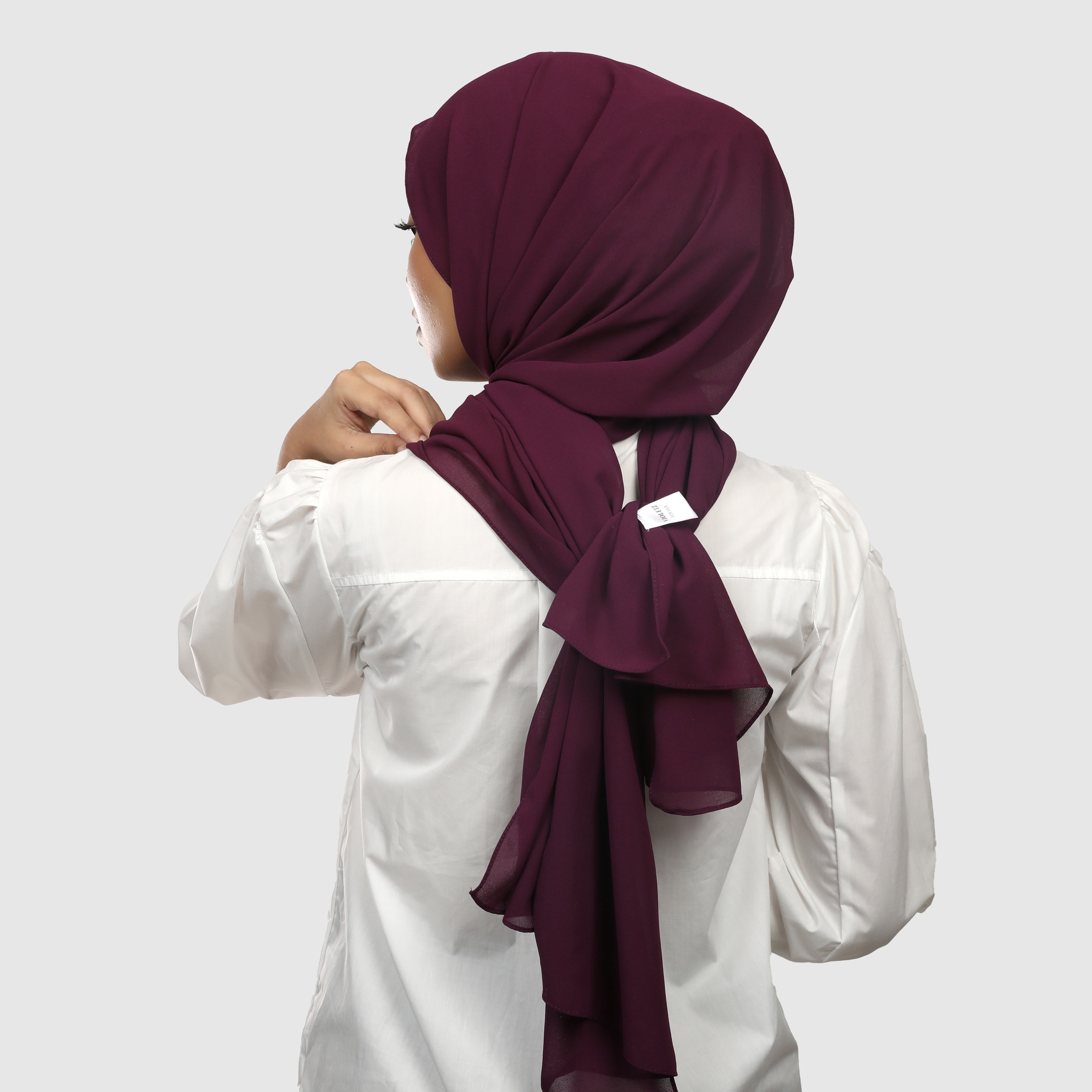 Tiara- hijab med insydd undersjal - violetz