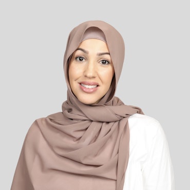 Tiara- hijab med insydd undersjal - Almond- kall