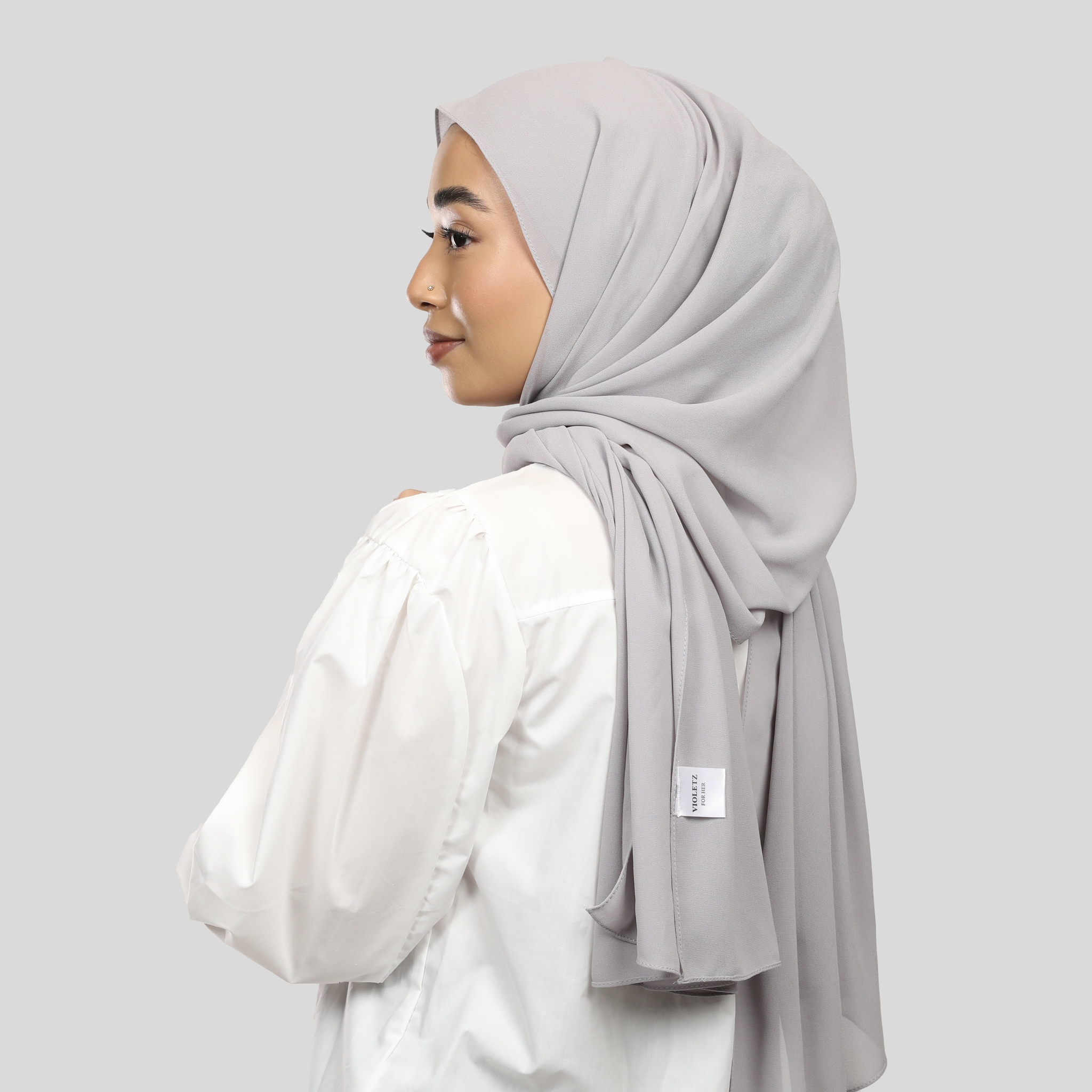 Tiara- hijab med insydd undersjal - light