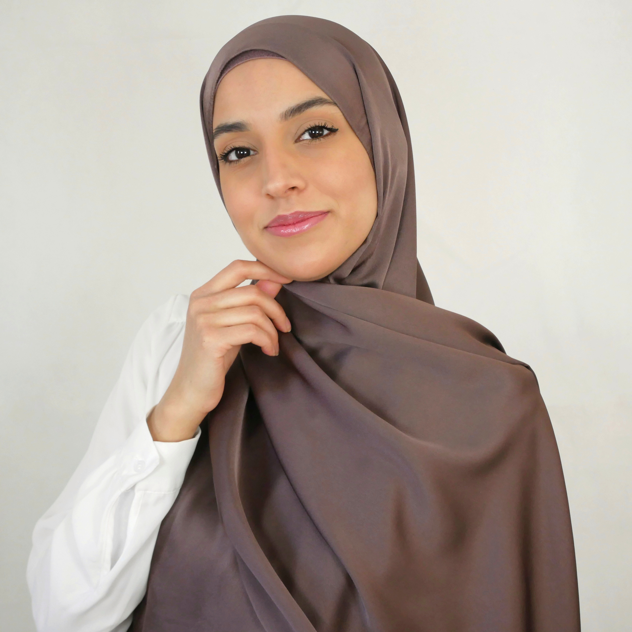 Jasmina - 2in1 Hijab - Mocha