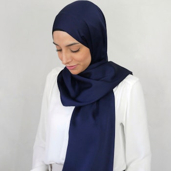 Jasmina - 2in1 Hijab - Navy