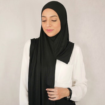 INSTANT JERSEY HIJAB - Black