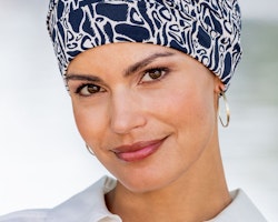 BELLE MADAME Bambu turban med tryck