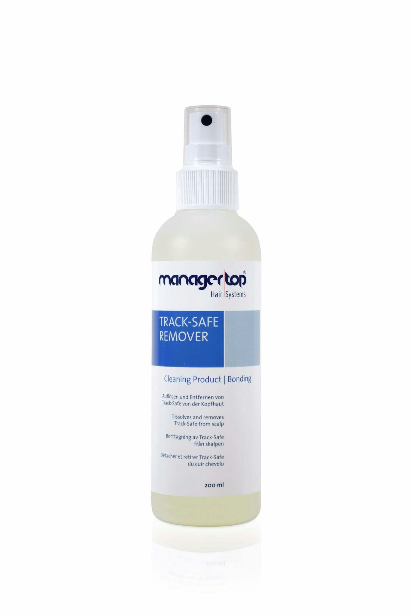 Track save remover spray
