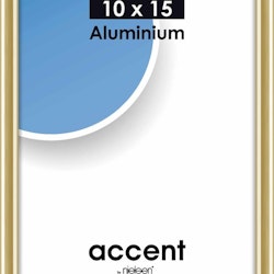 Accent Ram aluminium med glas