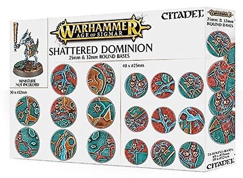 AOS: Shatterd Dominion 25 & 32mm Round Bases
